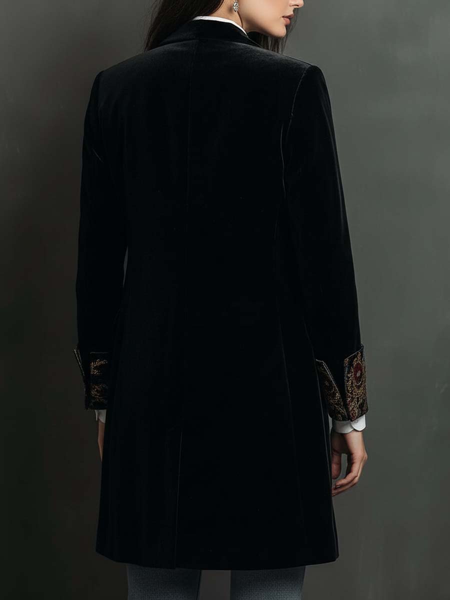 Lucía | Blazer Entallado Barroco Negro