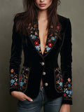 Pilar | Blazer Bordado Floral Multicolor